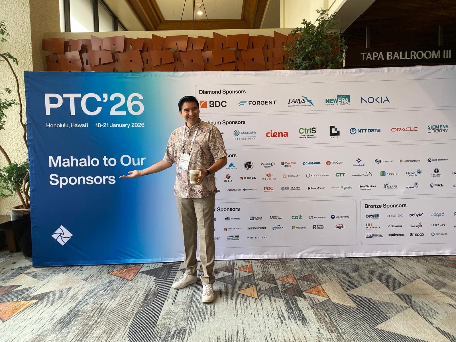 Pacific Telecommunications Council 2026, Havaí